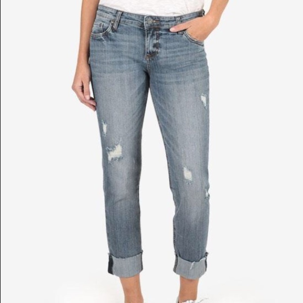 Kut from the Kloth I  Boyfriend jeans size 14